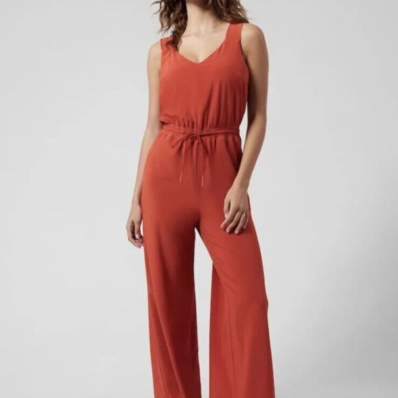 Athleta Pants - Athleta Savannah Jumpsuit Currant Sz 12